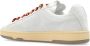 Lanvin Aztec-Weave Vetersluiting Suède Sneakers Beige Heren - Thumbnail 14