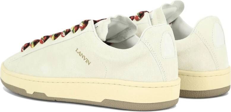 Lanvin Lite Curb Sneakers White Dames
