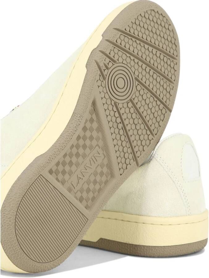 Lanvin Lite Curb Sneakers White Dames