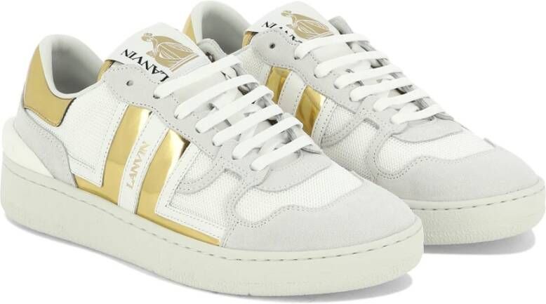Lanvin Mesh Clay Sneakers White Dames