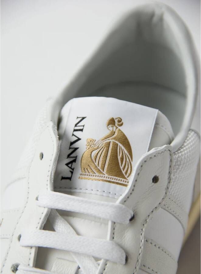 Lanvin Mesh Clay Sneakers White Heren