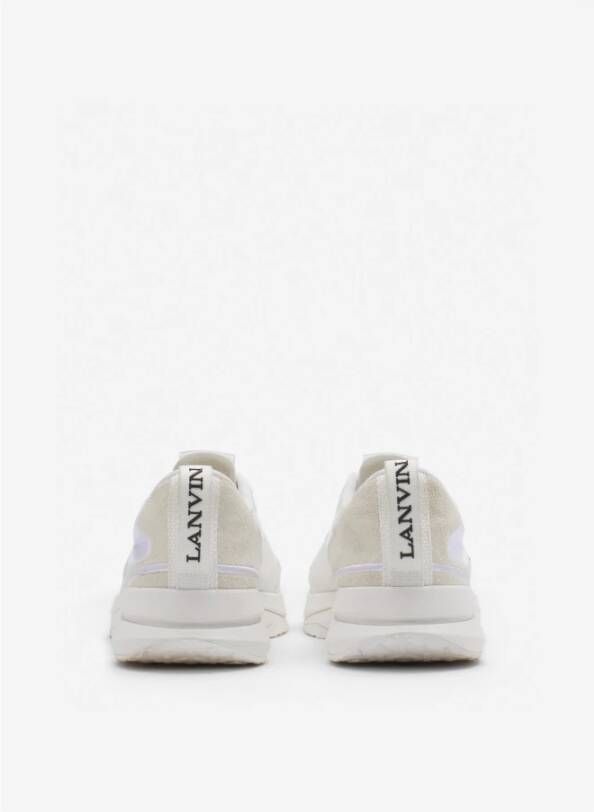 Lanvin Mesh Sneakers White Heren