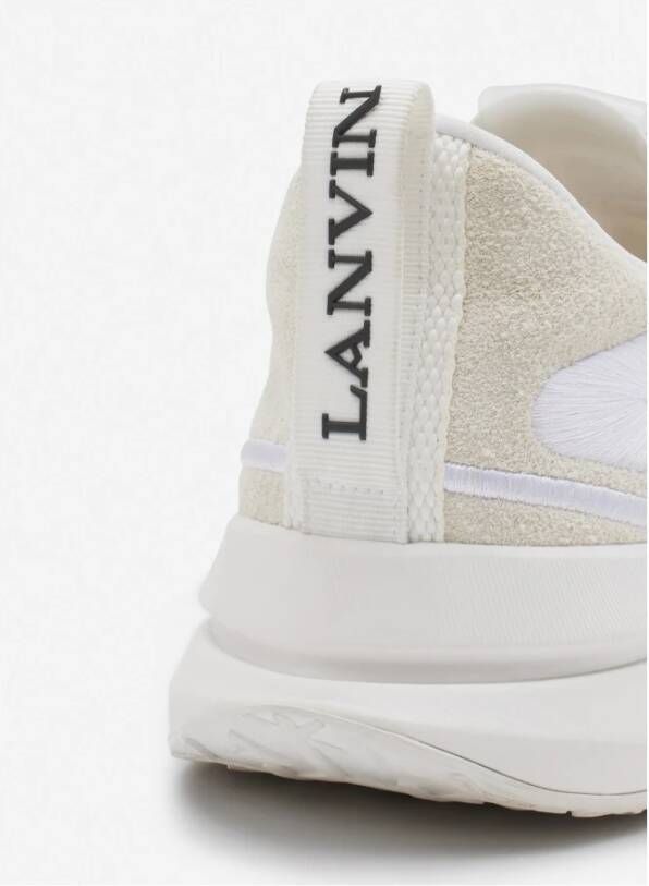 Lanvin Mesh Sneakers White Heren