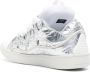 Lanvin Metallic Sneaker met Gekreukeld Effect White Heren - Thumbnail 4