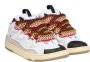 Lanvin Multicolor Veters Leren Sneakers White Heren - Thumbnail 8