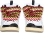 Lanvin Multicolor Veters Leren Sneakers White Heren - Thumbnail 9