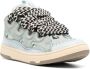 Lanvin Multimateriaal sneakers geïnspireerd door de jaren '90 Blue Dames - Thumbnail 2