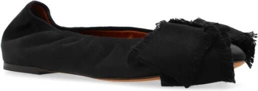 Lanvin Satin Ballet Flats Black Dames - Schoenen.nl