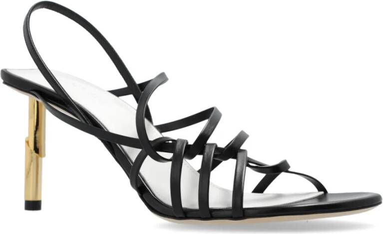 Lanvin Sequin hakken sandalen Black Dames