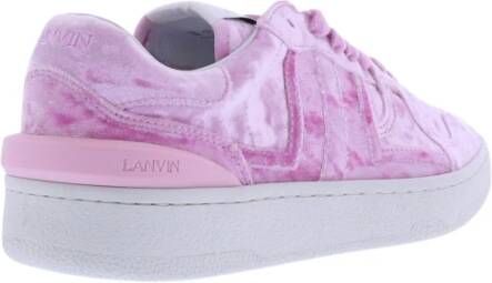 Lanvin Dames synthetische suède sneakers Roze Dames