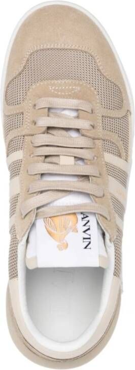 Lanvin Clay Mesh Sneakers Beige Dames