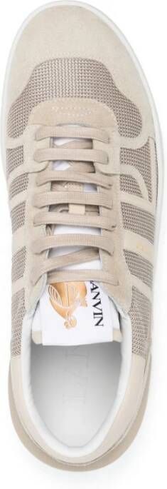 Lanvin Clay Mesh Sneakers Beige Heren