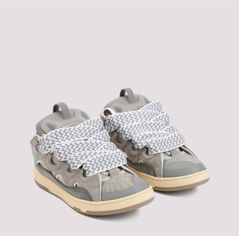 Lanvin Antraciet Curb Sneakers Multicolor Heren