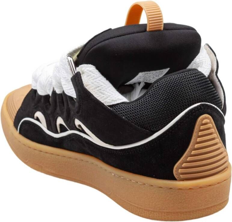 Lanvin Sneakers van leer en stof