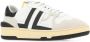 Lanvin Zwarte en witte leren lage sneakers Black Heren - Thumbnail 9