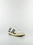 Lanvin Zwarte en witte leren lage sneakers Black Heren - Thumbnail 7