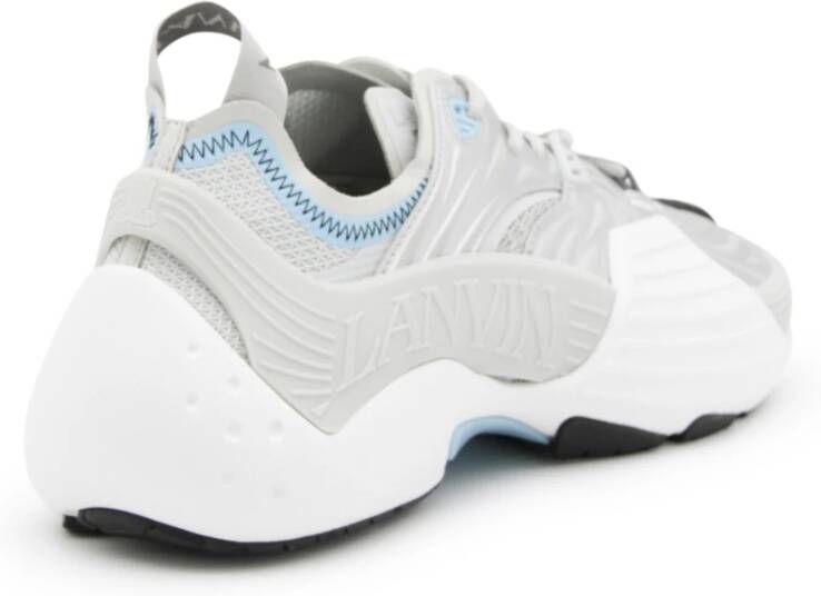 Lanvin Flash-X Multikleur Leren Sneakers Wit Heren