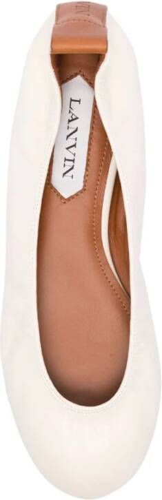 Lanvin Stijlvolle balletflats voor vrouwen Beige Dames