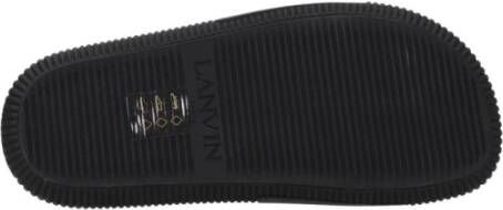Lanvin Stijlvolle katoenen slippers met logodesign