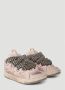Lanvin Stijlvolle Roze Leren Sneakers Curb Design Roze Heren - Thumbnail 11