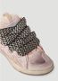 Lanvin Stijlvolle Roze Leren Sneakers Curb Design Roze Heren - Thumbnail 13