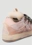 Lanvin Stijlvolle Roze Leren Sneakers Curb Design Roze Heren - Thumbnail 14