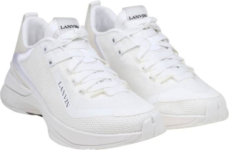 Lanvin Witte Mesh Hardloopschoenen White Dames