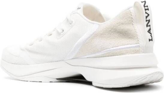 Lanvin Witte Runner Sneakers White Heren
