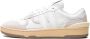 Lanvin Witte en Beige Kalfsleren Clay Sneakers White - Thumbnail 12