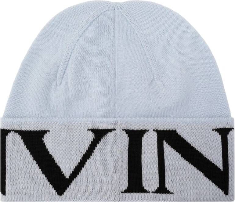 Lanvin Wollen Hoed met Ribboorden