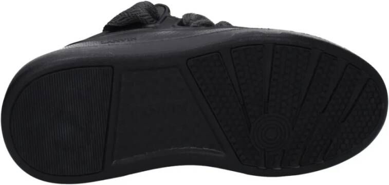 Lanvin Zwart Antraciet Curb Sneakers