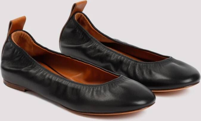 Lanvin Zwarte Ballerina's Elegante Stijl Schoenen