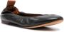 Lanvin Zwarte platte schoenen met gerimpeld detail Black Dames - Thumbnail 8