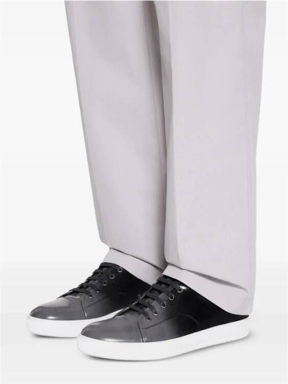 Lanvin Zwarte Vetersneaker