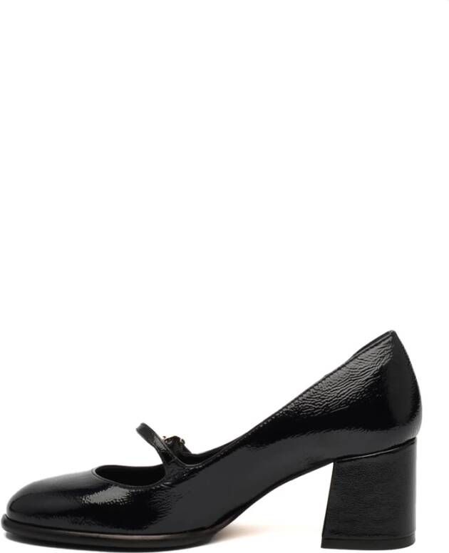 L'arianna Blauwe Nacht Patent Decolté Hakken Blue Dames