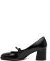 L'arianna Blauwe Nacht Patent Decolté Hakken Blue Dames - Thumbnail 3