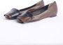 L'arianna Bruine Platte Schoenen Leren Materiaal Brown Dames - Thumbnail 2