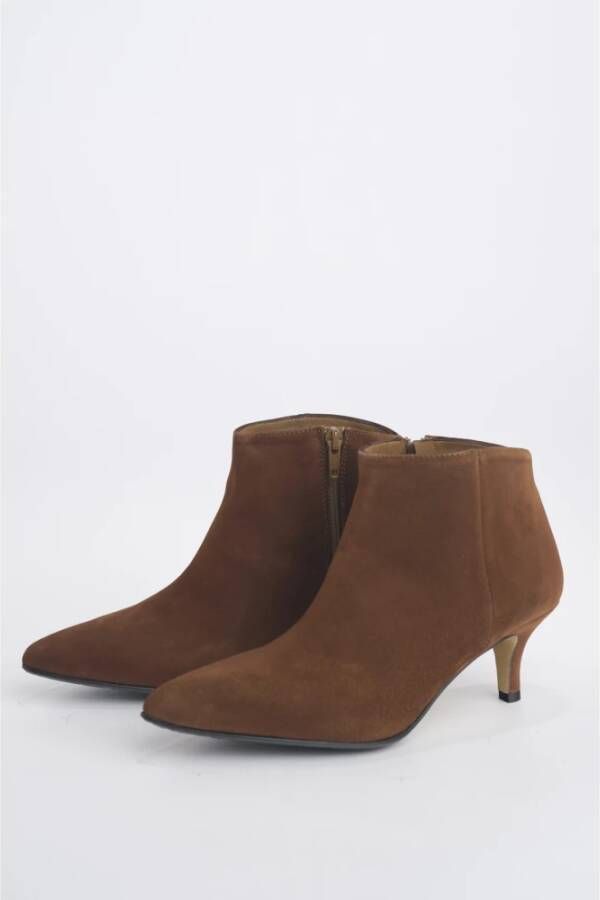 L'arianna Bruine Suède Enkellaars Brown Dames