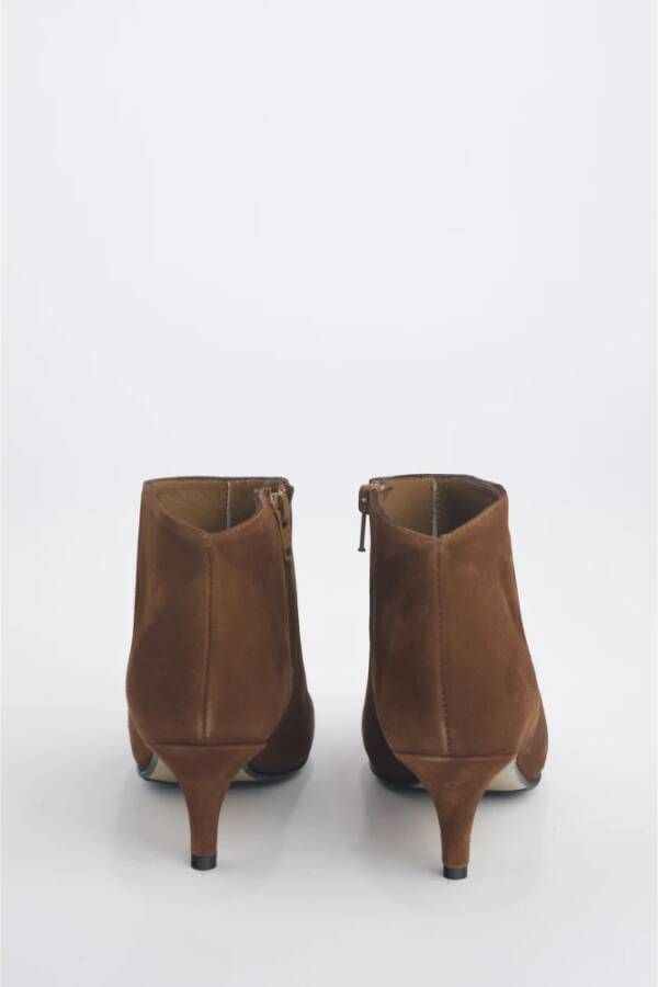 L'arianna Bruine Suède Enkellaars Brown Dames