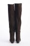 L'arianna Bruine Suède Platte Schoenen Brown Dames - Thumbnail 4