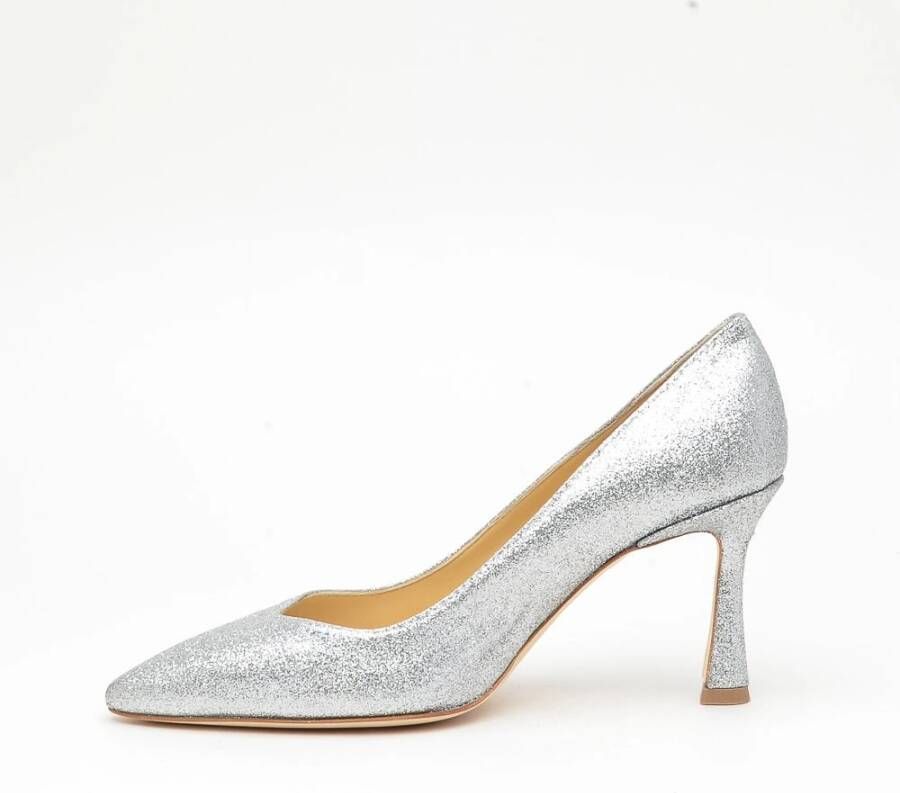 L'arianna Glitter Zilver Decolté Luxe Schoenen Gray Dames