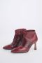 L'arianna Rode Suède Enkellaars Red Dames - Thumbnail 2