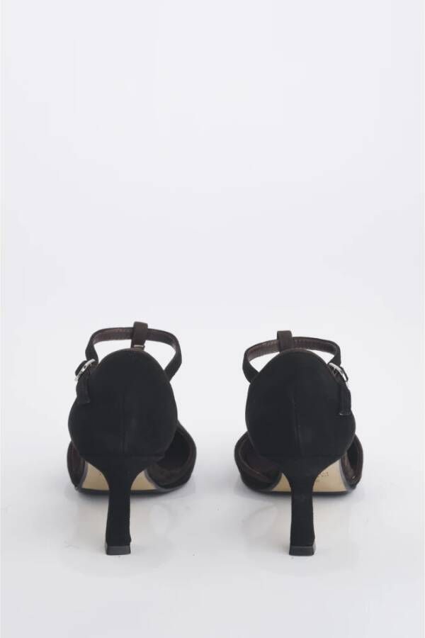 L'arianna Tanguera Suède Leren Samenstelling Schoenen Black Dames