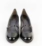 L'arianna Zwarte beige en witte leren sneakers Black Dames - Thumbnail 3
