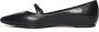 L'arianna Zwarte Leren Schoenen Black Dames - Thumbnail 2