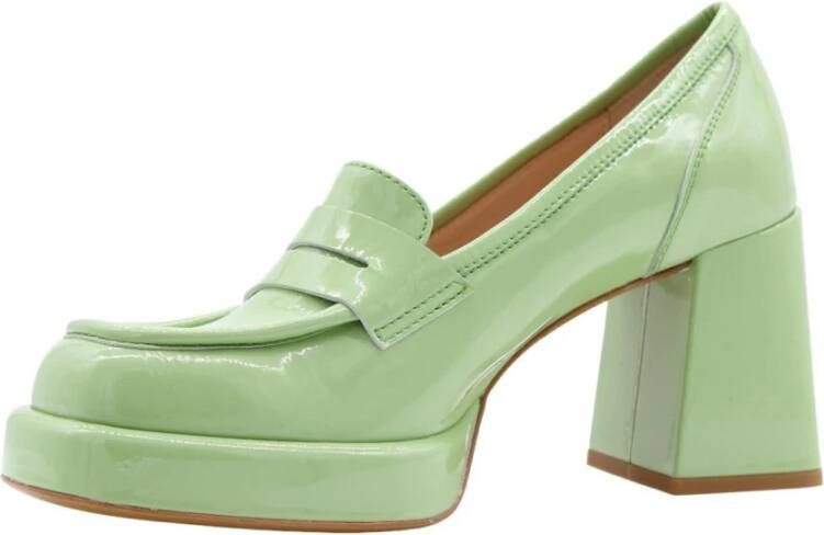 Laura Bellariva Stijlvolle Mocassin Pumps Groen Dames