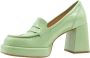 Laura Bellariva Stijlvolle Mocassin Pumps Groen Dames - Thumbnail 3