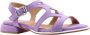 Laura Bellariva Platte Sandalen Purple Dames - Thumbnail 2