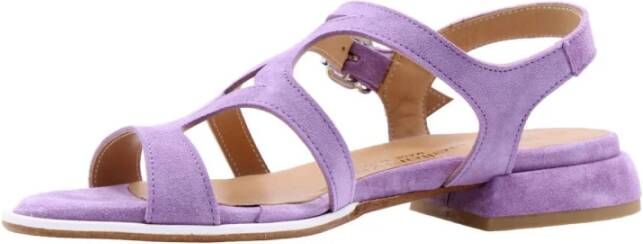 Laura Bellariva Platte Sandalen Paars Dames