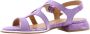 Laura Bellariva Platte Sandalen Purple Dames - Thumbnail 3